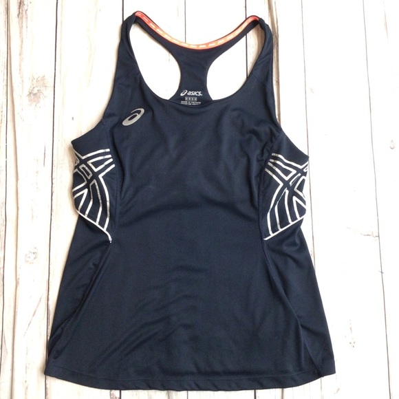 ASICS Women’s Blue Racerback Athletic Tank Top - Picture 5 of 8